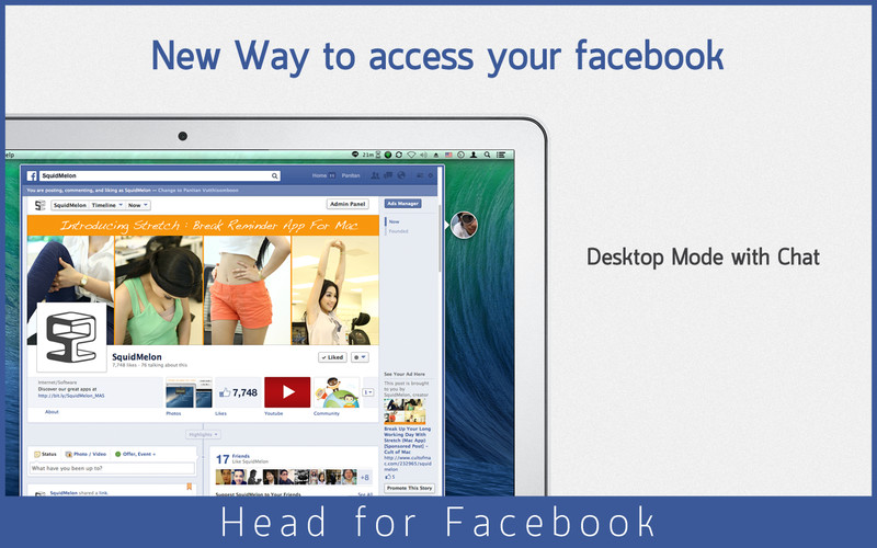 Head for Facebook