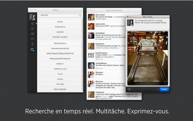 Twitter pour Mac