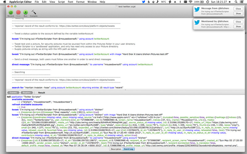 Twitter Scripter