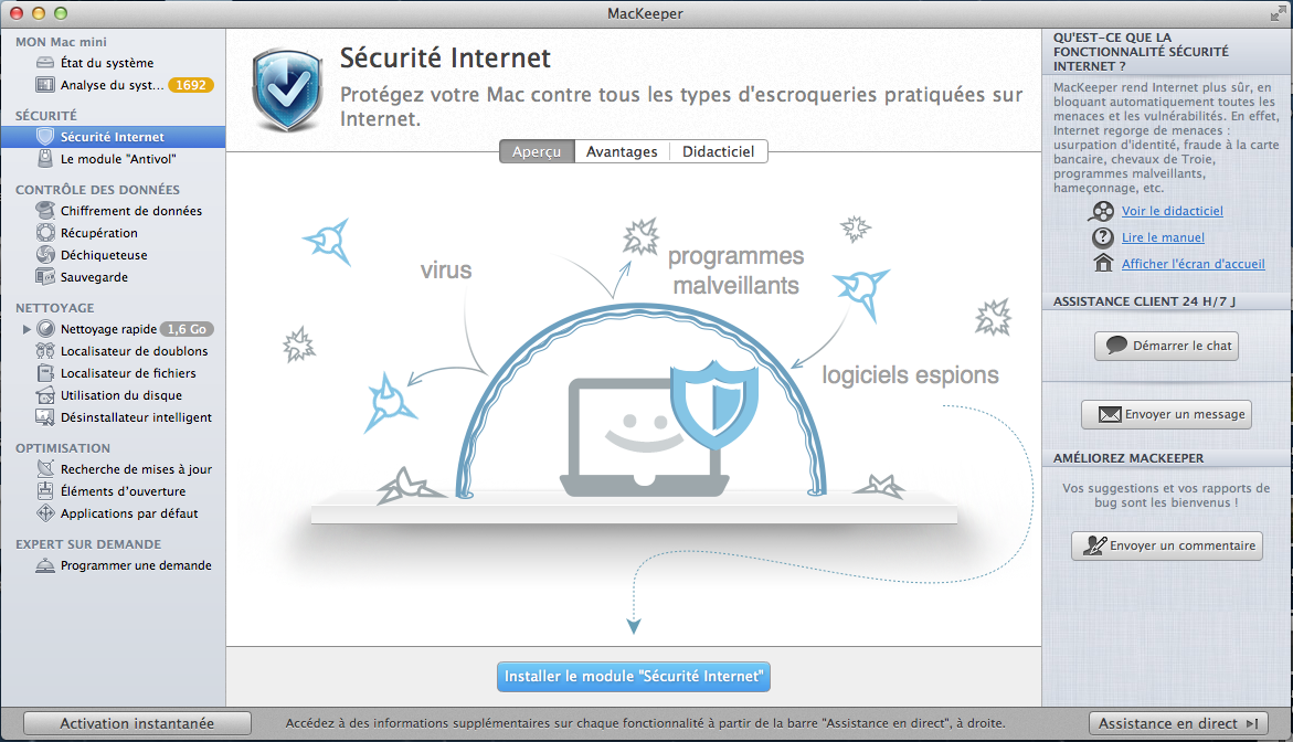 nettoyer son mac antivirus