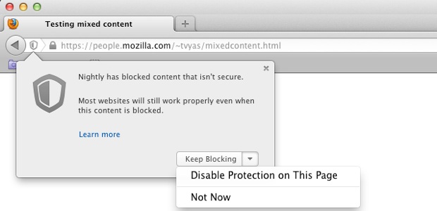 Firefox 23 sécurité