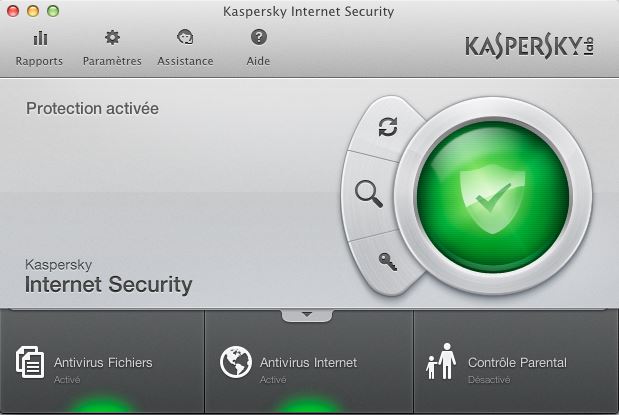 Kaspersky Internet Security pour Mac