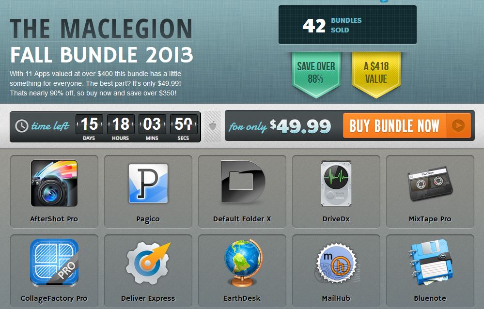 MacLegion Fall Bundle 2013