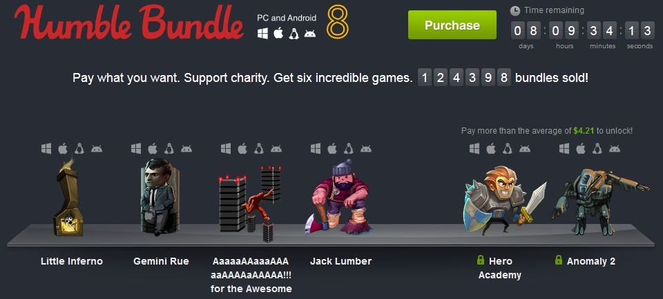 Humble Bundle 8 with Android