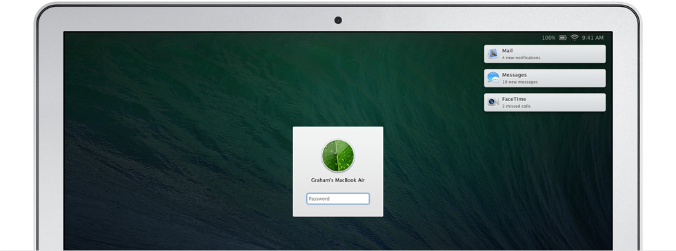 Notifications dans Mavericks