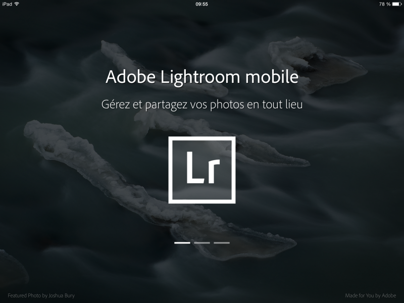 Adobe Lightroom iPad