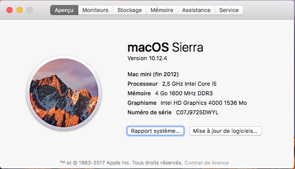 Disque dur Mac