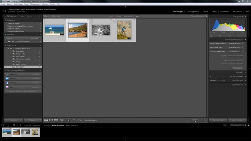 interface Mac lightroom